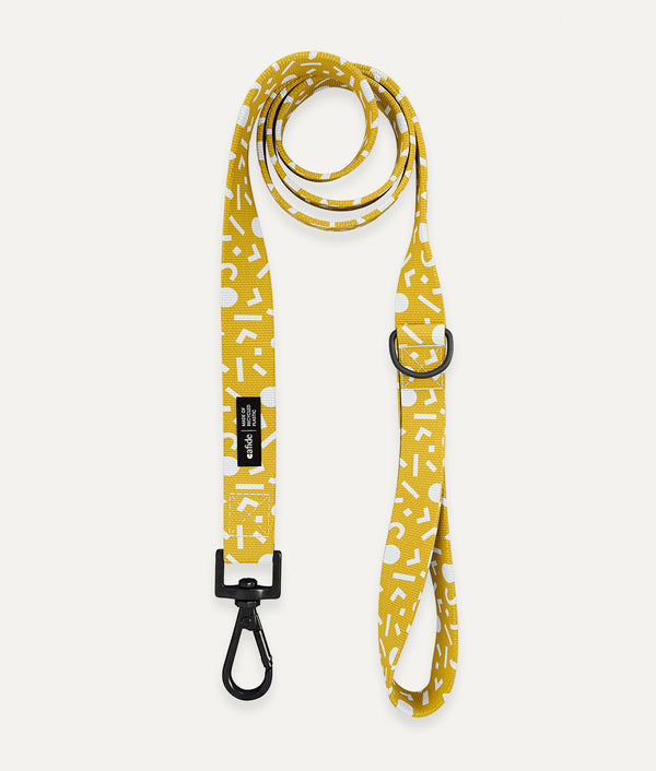 Leash 1.2m Recycled PET Design Memphis Mustard, Juno