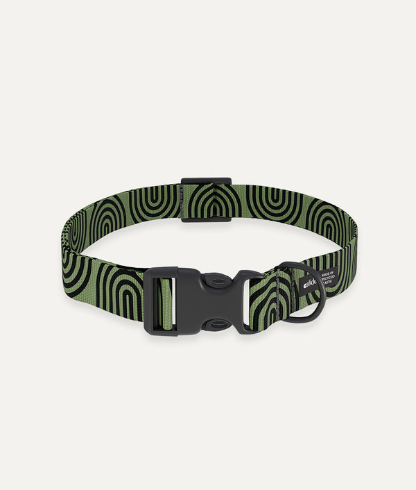 Collier PET Recyclé Japan Design Vert, Juno