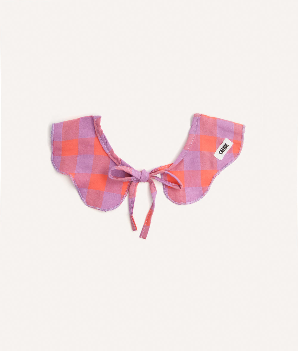Violet Gingham Dog Neck Bandana, Lola