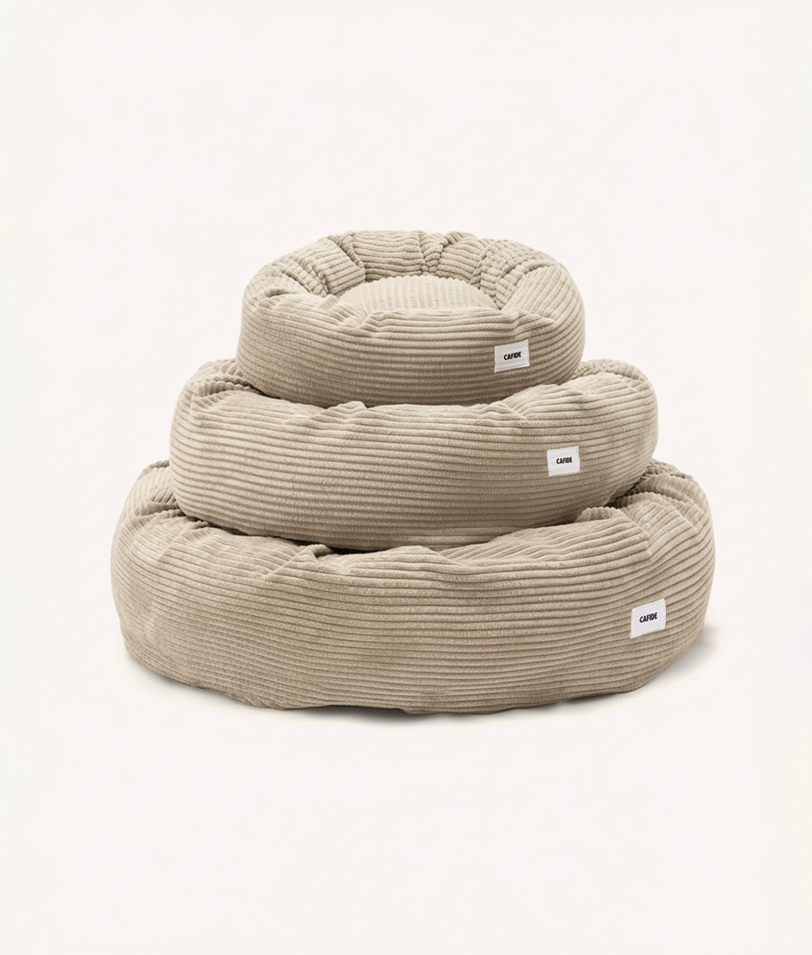 Corduroy Dog Bed Beige, Nuba
