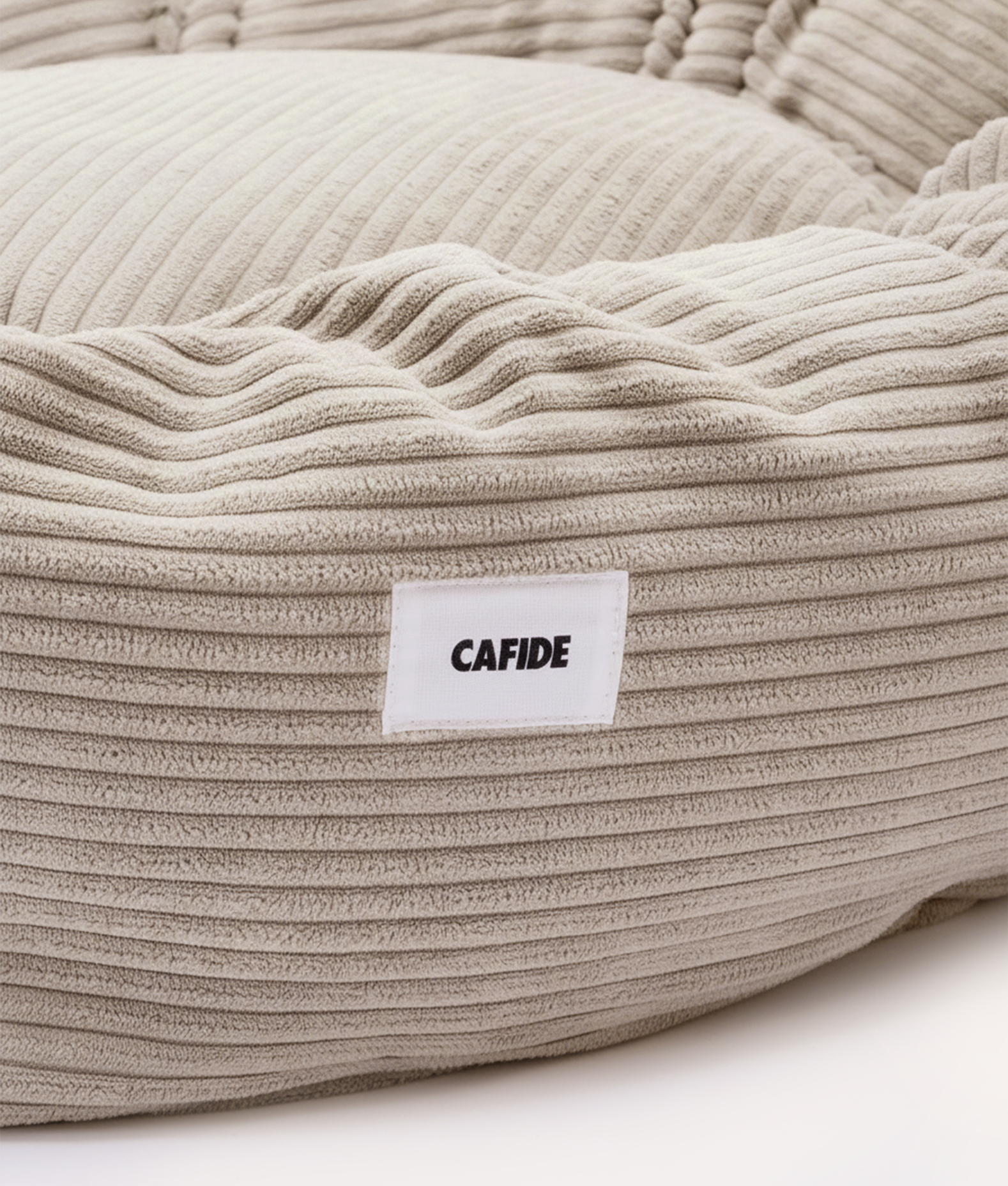 Corduroy Dog Bed Beige, Nuba