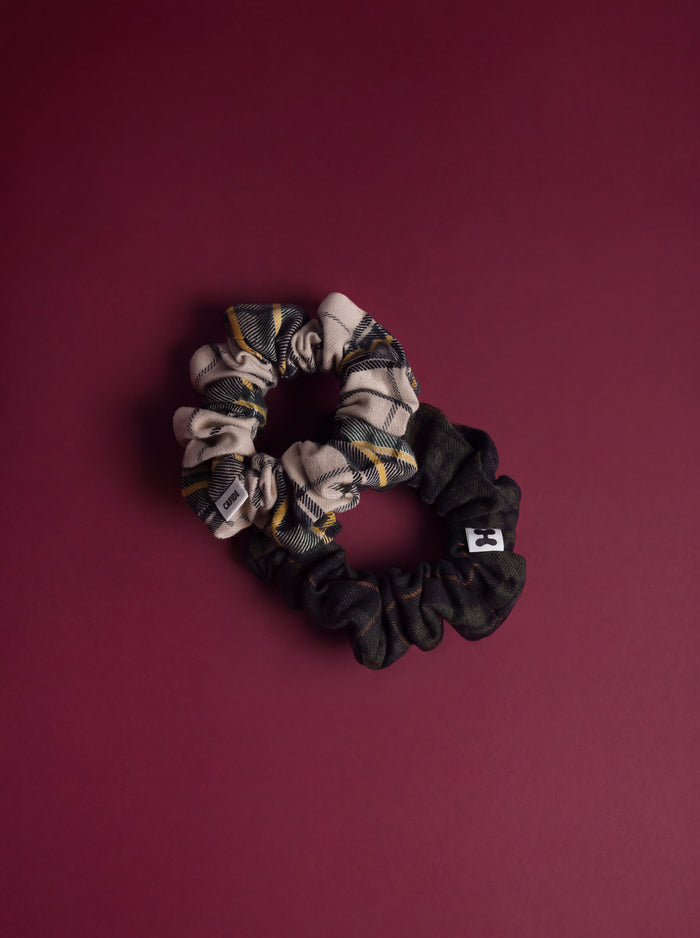 Coletero Scrunchie Tartán, Noa