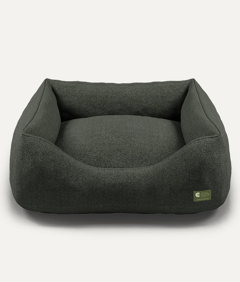 Dark green on sale dog bed