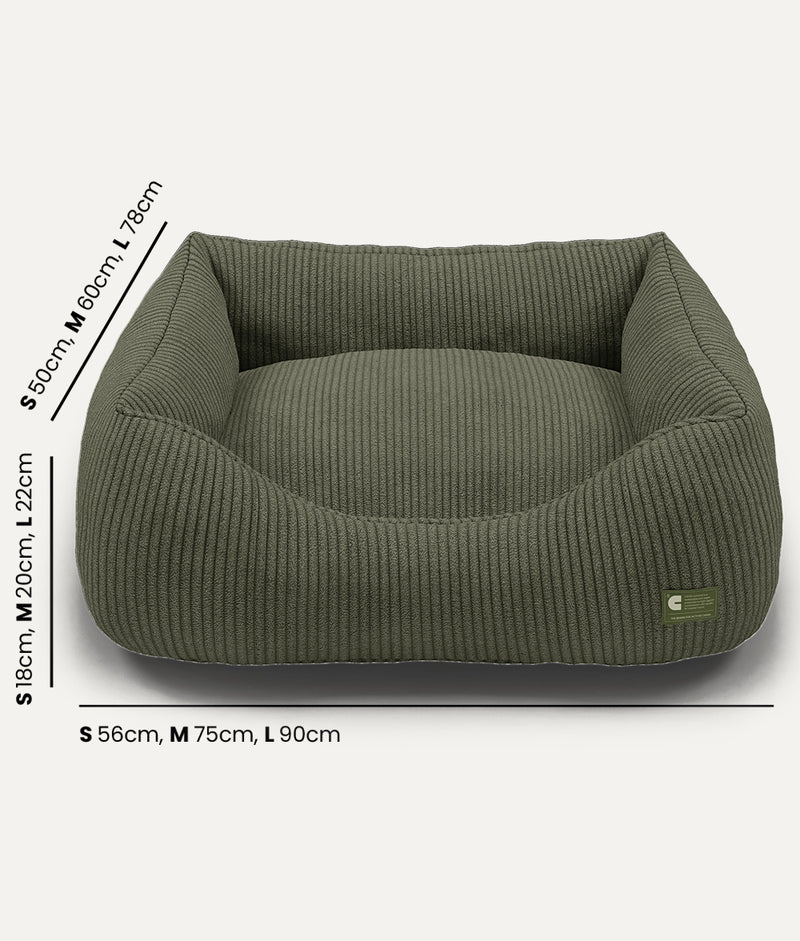 Cama Perro Pana Verde, Snozy