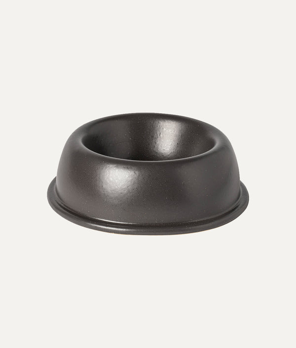 Anthracite Ceramic Dog Feeding Bowl, Bole